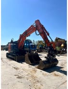 2019 Hitachi ZX135US-6 crawler excavator, side view