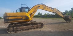 2006 JCB JS 180 crawler excavator, side view 2006 JCB JS 180 crawler excavator, side view