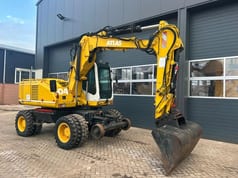 2000 Atlas 1404K wheel excavator side view