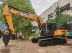 Sany 215C crawler excavator side view