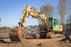 2009 Liebherr R914C crawler excavator, side profile view 2009 Liebherr R914C crawler excavator, side profile view