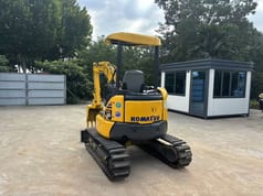 2022 Komatsu PC20 mini excavator, rear view