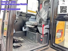 2026 Sany SY55U mini excavator cab interior view
