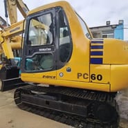 2014 Komatsu PC60-7 crawler excavator side view