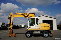 2001 Liebherr A314 LITRONIC wheel excavator, side view