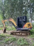 2020 Sany SY60C mini excavator, side profile view