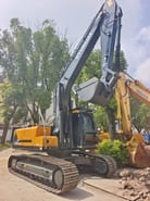 2024 Hyundai HX220HD crawler excavator, side view