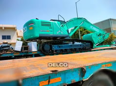 2026 Kobelco SK220XDLC crawler excavator, rear three-quarter view 2026 Kobelco SK220XDLC crawler excavator, rear three-quarter view