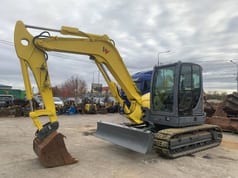 2021 Wacker Neuson EZ80 mini excavator, side view
