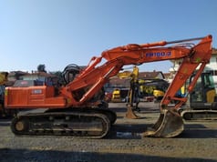 1996 Fiat-Hitachi FH150.3 crawler excavator, side view