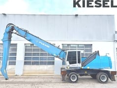 2014 Fuchs MHL350E FQC material handler, side view 2014 Fuchs MHL350E FQC material handler, side view
