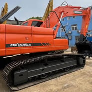 2016 Doosan DX225LC crawler excavator side view