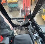 2021 Kubota U55-5 mini excavator interior view