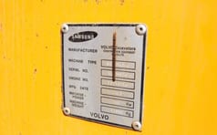 Samsung SE 450 LC-2 excavator identification plate