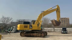 2020 Komatsu PC400-8 crawler excavator side view