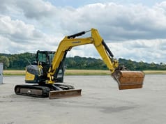 2016 Yanmar VIO80-1A crawler excavator, side profile view 2016 Yanmar VIO80-1A crawler excavator, side profile view