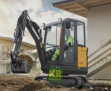 2026 Volvo EC15E crawler excavator, side view