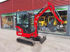 Mole M20F mini excavator, side view Mole M20F mini excavator, side view