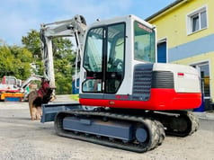 2007 Takeuchi TB175 mini excavator, side view