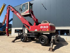 2004 Sennebogen 830M material handler, side view