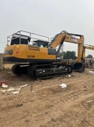 2022 XCMG XE370DK crawler excavator, rear three-quarter view 2022 XCMG XE370DK crawler excavator, rear three-quarter view