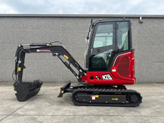 2024 Rhinoceros XN28 mini excavator, side profile view 2024 Rhinoceros XN28 mini excavator, side profile view