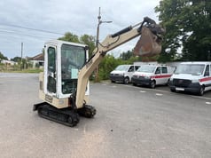 1995 Schaeff HR 12 mini excavator, side view 1995 Schaeff HR 12 mini excavator, side view