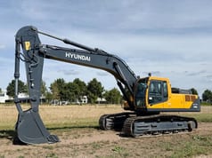2025 Hyundai R340L SMART crawler excavator, side view