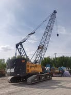 2020 Sany SCC750E crawler crane, rear three-quarter view 2020 Sany SCC750E crawler crane, rear three-quarter view