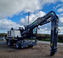 2023 Terex TWH 220 material handler, side view