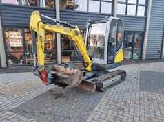 2020 Wacker Neuson ET24 mini excavator, front three-quarter view