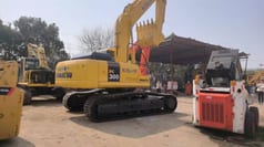 2011 Komatsu PC300-7 crawler excavator, rear three-quarter view