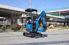 2026 Kubota R13 PRO mini excavator, side view