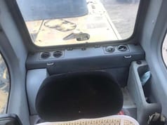 2017 Komatsu PC350-7 crawler excavator interior view