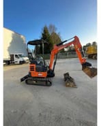 2019 Hitachi ZX19U-6 mini excavator side view
