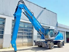 2012 Fuchs MHL350E FQC material handler, side view