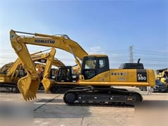 2016 Komatsu PC350-7 crawler excavator, side view 2016 Komatsu PC350-7 crawler excavator, side view