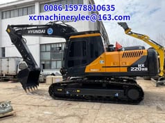 2023 Hyundai HX220HD crawler excavator side view 2023 Hyundai HX220HD crawler excavator side view