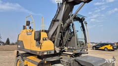 2014 Volvo EW160D wheel excavator, side profile view