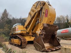 1999 Liebherr R984 B LITRONIC crawler excavator, front three-quarter view