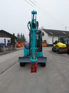 2019 Kobelco SK35 SR mini excavator, front view
