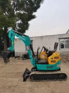2023 Kubota U17 mini excavator side view
