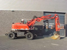 2009 Terex TW160SR wheel excavator side view