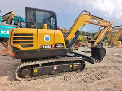 2024 Sany SY60C mini excavator, side view 2024 Sany SY60C mini excavator, side view