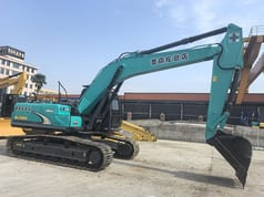 2023 Kobelco SK200D crawler excavator side view