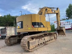2024 Caterpillar 329D LCR crawler excavator rear three-quarter view
