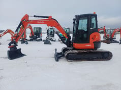 2013 Kubota U48-4 mini excavator side view