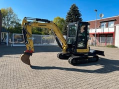 2020 Yanmar VIO38-6 mini excavator, side profile view