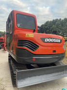 2020 Doosan DX75-9C crawler excavator rear view
