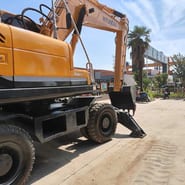 2023 Hyundai 210-9 Robex wheel excavator side view